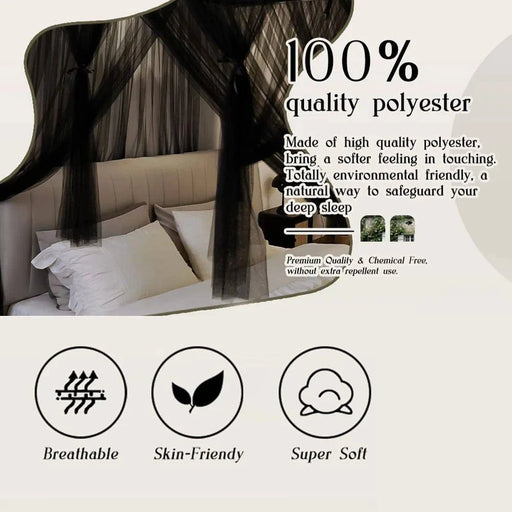 Premium Protection from insects, universal fit for Twin, Queen, and King beds
