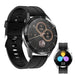 Black digital smartwatch with 13-inch Color Display and Compass