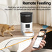 Automatic Cat Feeder with Camera – Smart Video Pet Food Dispenser for monitoring pets' feeding habits