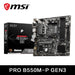 AMD B550M AM4 DDR4 M2 PCI-E Gen3 Motherboard with 71 HD Audio