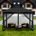 high-quality dense polyester mesh with universal fit for canopies and gazebos