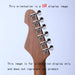 Locking tuners with 1:18 gear ratio and sealed machine heads for precise tuning adjustments
