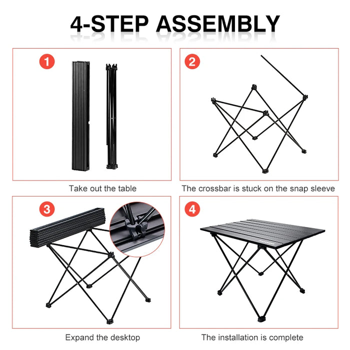 Portable Aluminum Outdoor Table