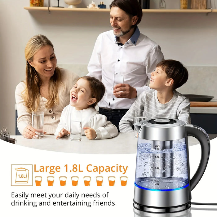 1.8L Electric Kettle with 12 Temperature Settings