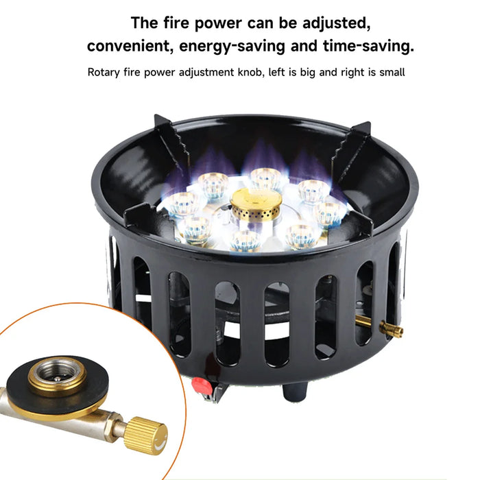 Adjustable Flame Outdoor Camping Stove