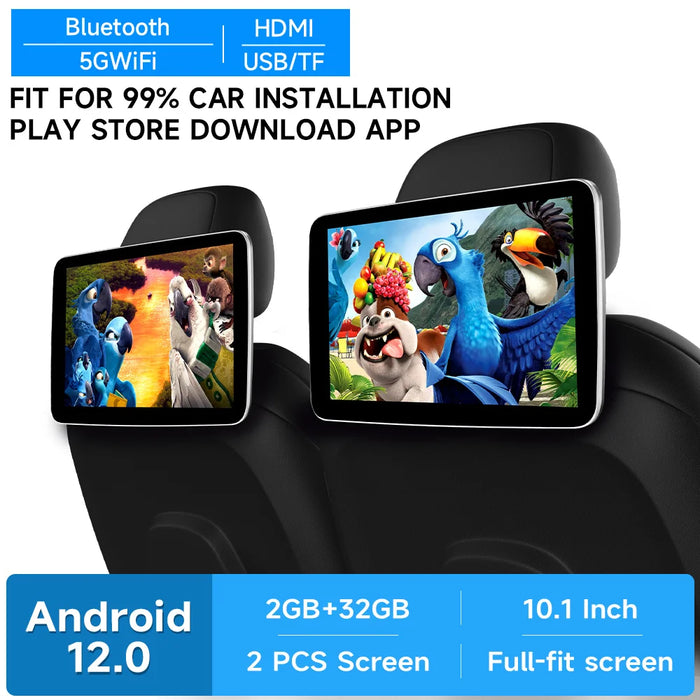 10.2" Touchscreen Car Headrest Monitor with HDMI