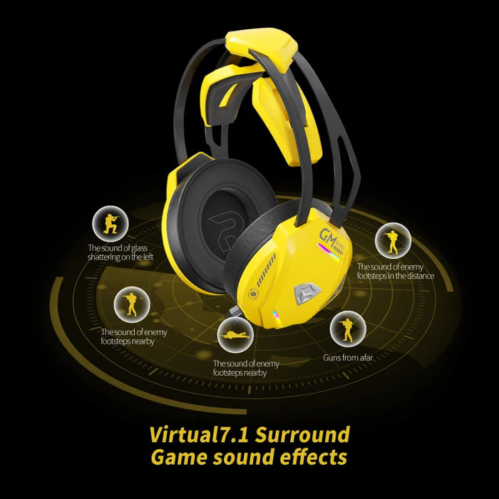 7.1 Surround Sound Gaming Headset with Noise Cancellation