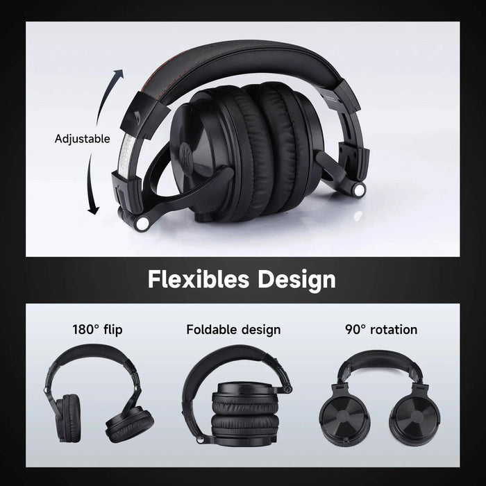 Memory Foam Ear Pads ensure comfort during extended wear, making them ideal for long listening sessions