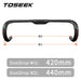 440mm Carbon Road Handlebar with Internal Cable Routing for Road Bikes