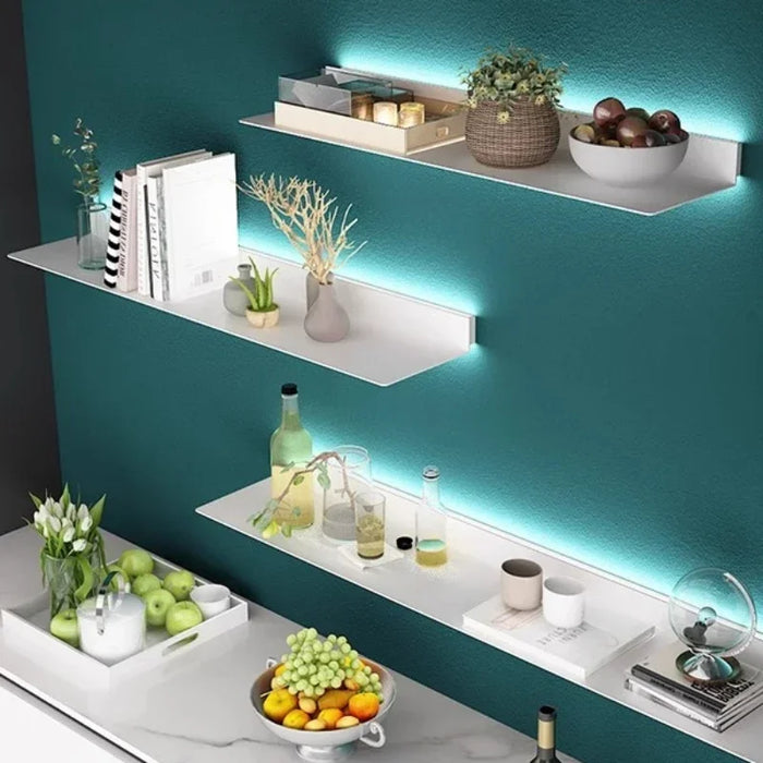 Iron Wall Shelf for Kitchen 60X20X6 White