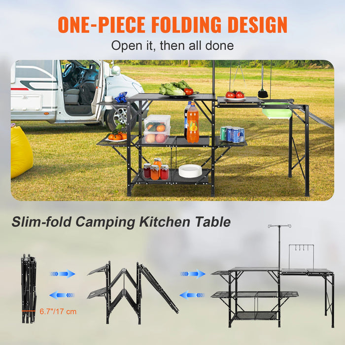 Portable and versatile cook station for outdoor cooking adventures
