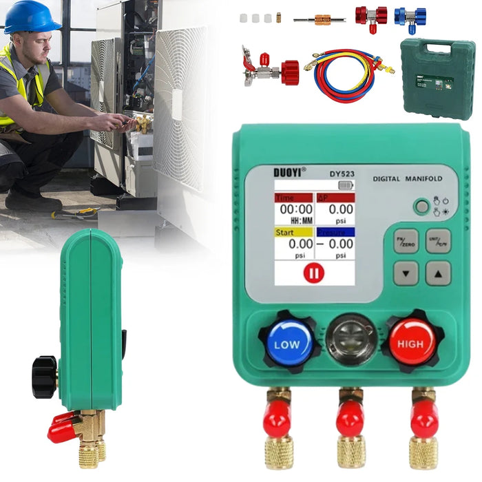 0-6000Kpa Manifold Tester for Refrigeration Systems