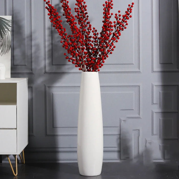 Rhombus 71cm Glazed Ceramic Vase Indoor Outdoor Display