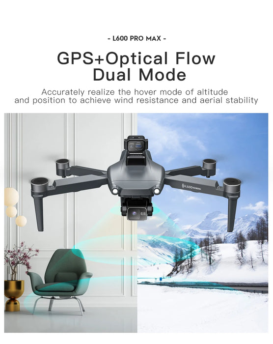 4K GPS Drone with Obstacle Avoidance and Dual Camera