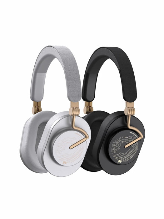 Portable Wireless Headphones with Hybrid ANC & 48Hr Battery – Black
