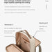 Women's Travel-Friendly Backpack with Anti-Theft Features and Luggage Strap