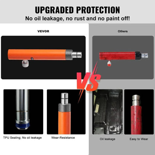 Hydraulic Cylinder Jack Power Frame Repair & Lifting Tool Kit for Automotive and Heavy Equipment (4 Ton) - A powerful and durable hydraulic jack for repairing and lifting heavy equipment and vehicles