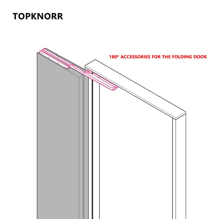 Stainless Steel Folding Door Hinge Set – 40kg Load 40 mm right away