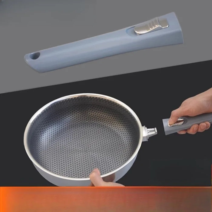 Portable 24cm Folding Frying Pan, Outdoor Non-Stick Cookware