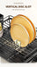 Expandable Dish Drying Rack with Drainboard and Utensil Holder – Black, 3-Piece Set - A versatile and efficient dish drying solution with drainboard and utensil holder