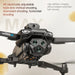 Folded and lightweight design of the drone for easy portability