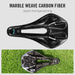 Reliable Oval Rails: EVA Finish Ultralight Carbon Bicycle Saddle 105g for MTB and Road Bike