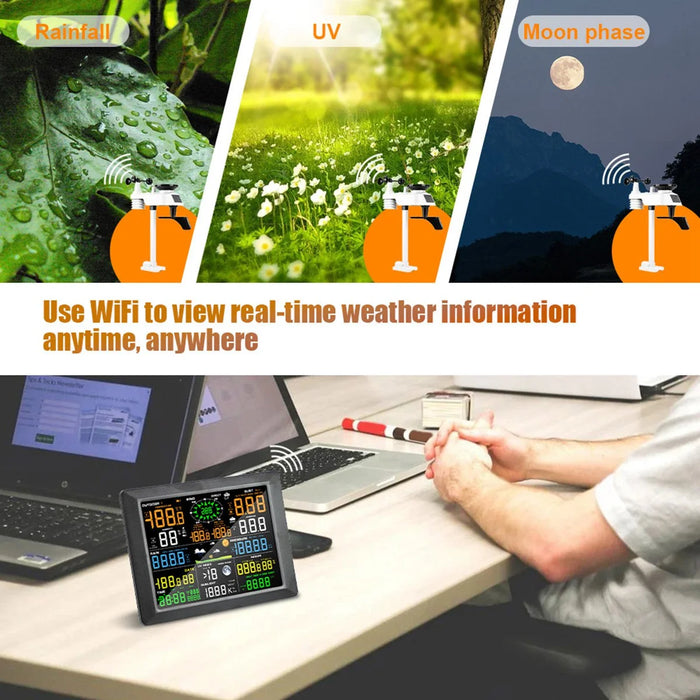 Wireless Weather Station with Outdoor Sensor & App Control