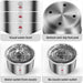 Stainless Steel Pet Water Fountain Automatic & Easy Clean: Durable, hygienic and convenient automatic pet water fountain