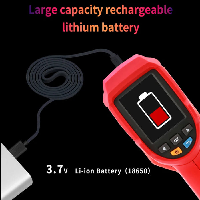 Handheld Thermal Imager with Auto Hot/Cold Spot Detection