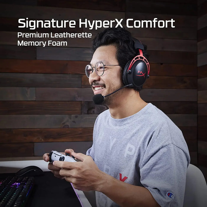 Wireless Gaming Headset with 300-Hour Battery & Mic