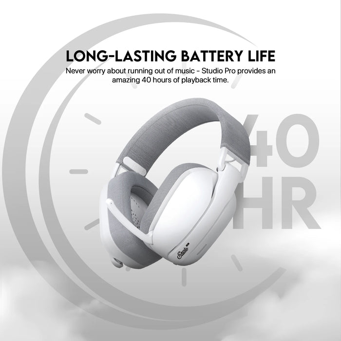 Gray Wireless Gaming Headset with Mic and 7.1 Surround