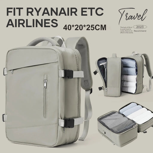 Compact 40x20x25cm dimensions for airline cabin baggage limits