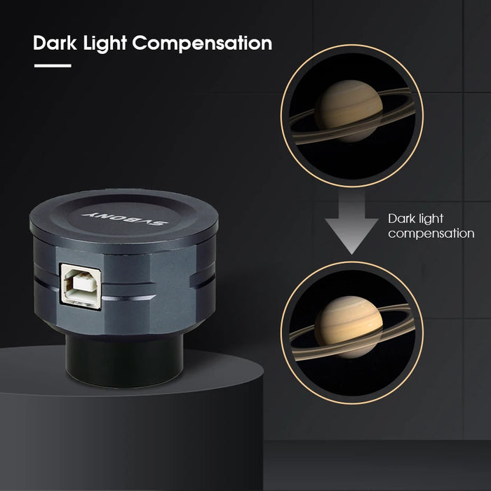 1.25" Astronomy Camera with SONY Sensor for Lunar Photos