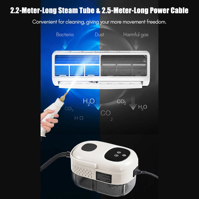 Corded High-Temp Steam Cleaner for Kitchen, Bathroom & AC mechanical2
