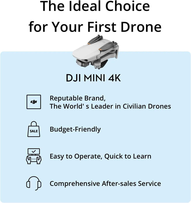 Mini 4K Drone with Remote, 2.7K Video, 249g Lightweight