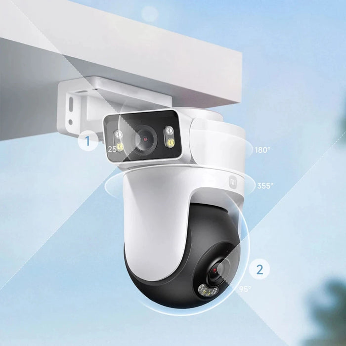 Dual Camera Outdoor CCTV with AI Detection