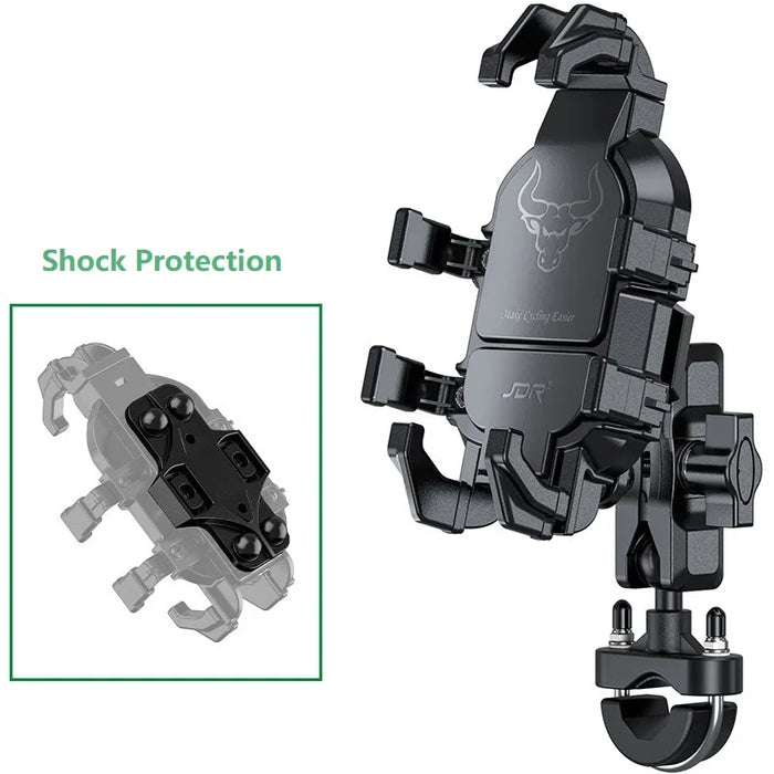 Vibration Dampening Motorcycle Phone Mount for 3.5"-7.2" Phones