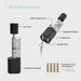 Reversible handle design suitable for left and right-handed doors