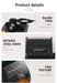 Professional cordless hair trimmer with 9000RPM, adjustable, base and storage box