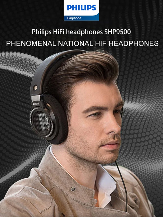 HiFi Stereo Wired Headphones with 3.5mm and 6.3mm Jack