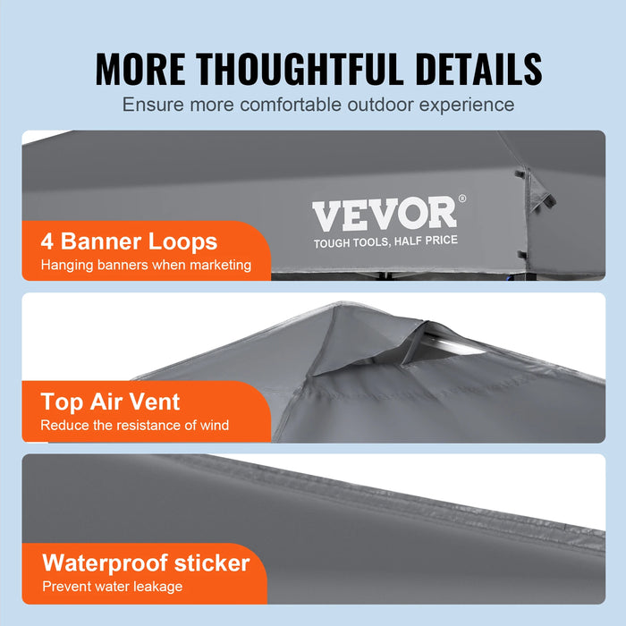 Adjustable Heights at 270cm, 260cm, and 250cm