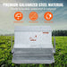 Premium galvanized steel construction for outdoor durability