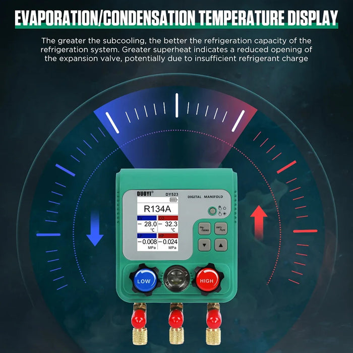 0-6000Kpa Manifold Tester for Refrigeration Systems