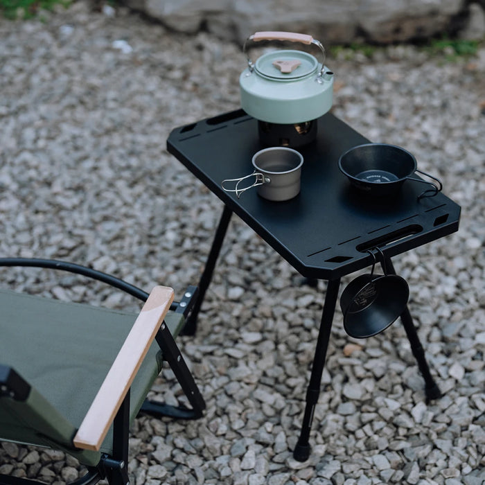 Compact Outdoor Table, Waterproof Surface, for BBQ or Hiking