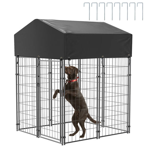 Large Dog Kennel Pet Welded Metal Playpen, S - perfect for outdoor and indoor use