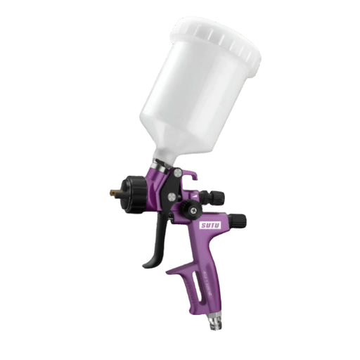 SUTU Spray Gun - Purple for Car and Furniture, High Atomization Air Tools, ideal for automotive, furniture, and industrial applications, with HVLP technology for reduced overspray and efficient paint transfer