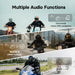 Motorcycle helmet intercom compatible with various helmet types