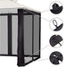 durable and ventilated 4-panel netting for bug-free outdoor experience