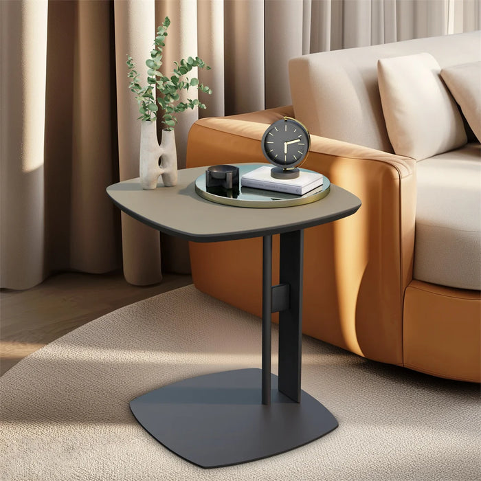 Sturdy Metal Iron Frame with Microfiber Saddle Leather Top