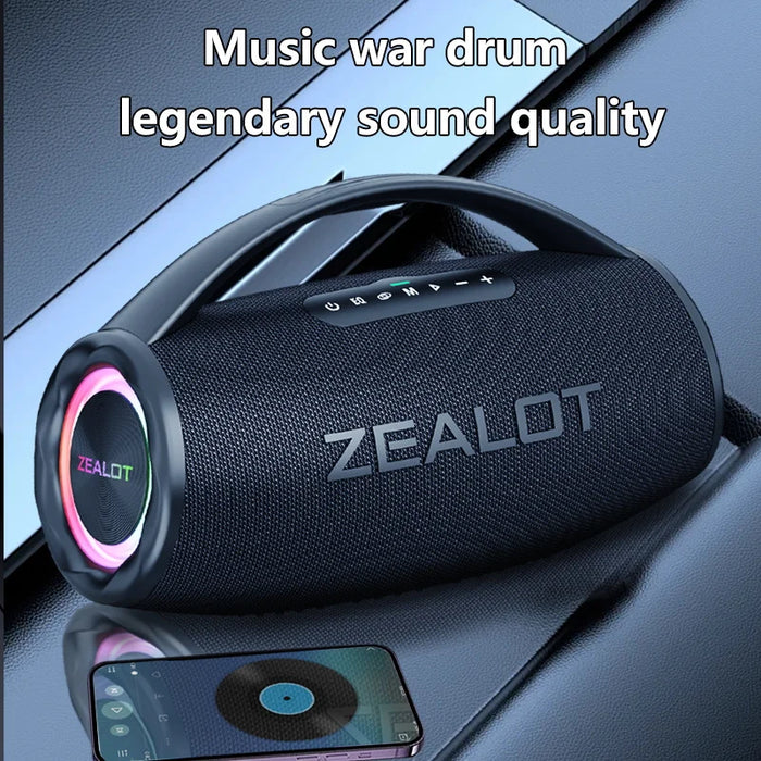 80W Wireless Outdoor Speaker with Dual Pairing & Fast Charging